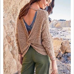 Altar’d State sweater, knotted knit, rust color